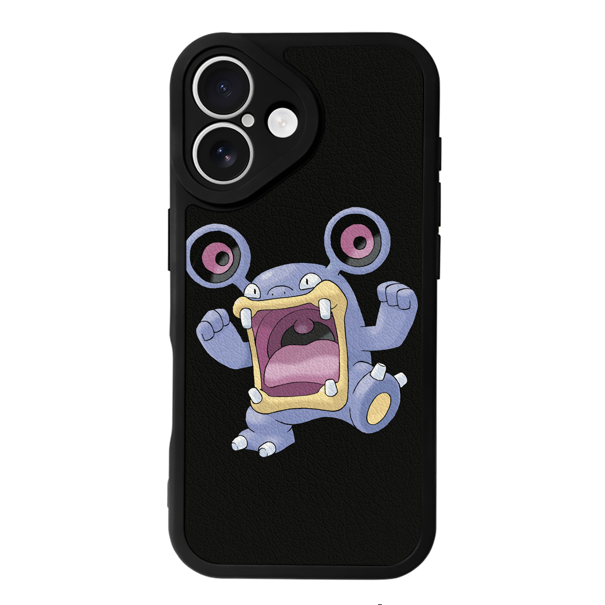 （画像用） ポケットモンスター Pokémon 【iPhone 16シリーズ対応】シリコンスマホケース（レザー調） 材質：シリコン